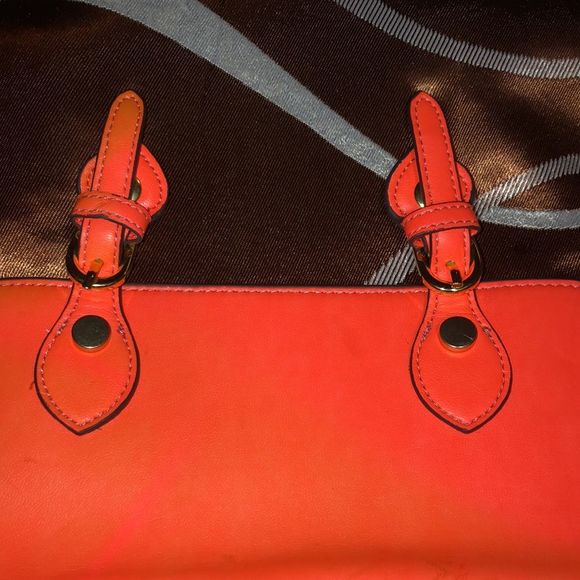 Neon Orange Steven by Steven Madden Cross Body Purse - Picture 10 of 15